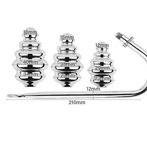 Hook GreatBenefit Ribbed 8826 Screw-in Set Anal 0813